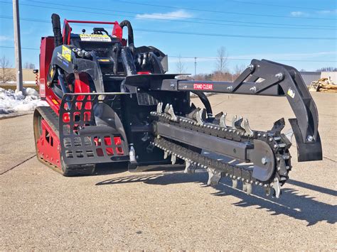 skid steer trencher attachment rental near me|trencher rental cost near me.